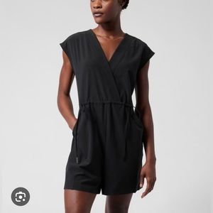 Athleta Black Marlow Romper 2X